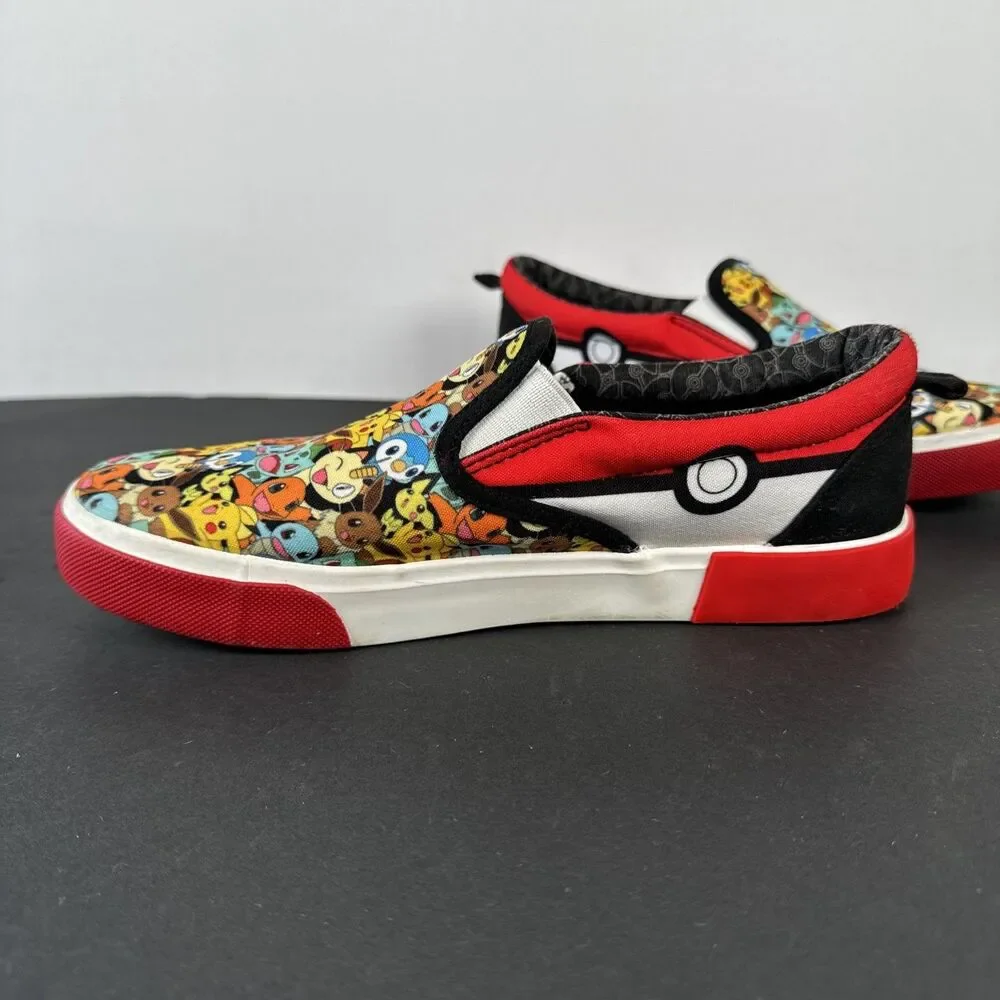 Ground UP Pokemon Slip-On Canvas Sneaker Shoes Youth / Men’s Size‎ 6
